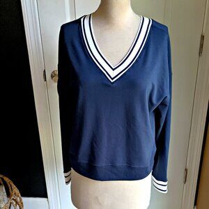 NEW! SINCERELY JULES V NECK LIGHTWEIGHT KNIT TOP